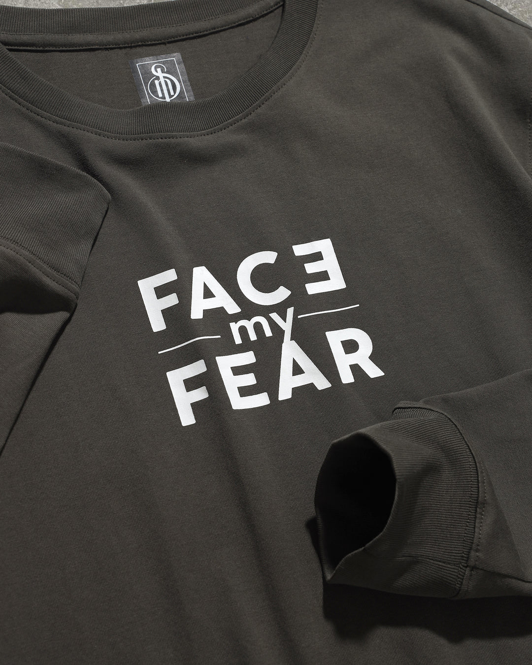 Unisex Cotton Sweatshirt - FACE MY FEAR