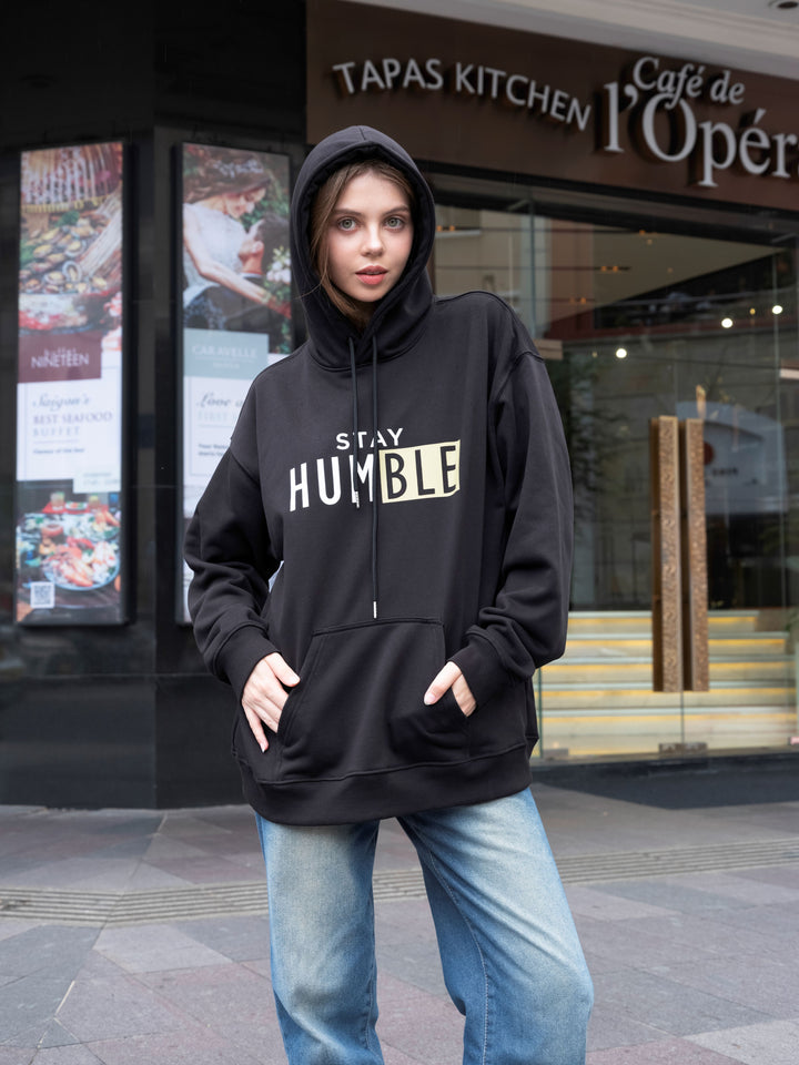 COUPLE OUTFITS - UNISEX BLACK HOODIE