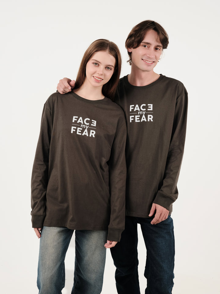 Unisex Cotton Sweatshirt - FACE MY FEAR