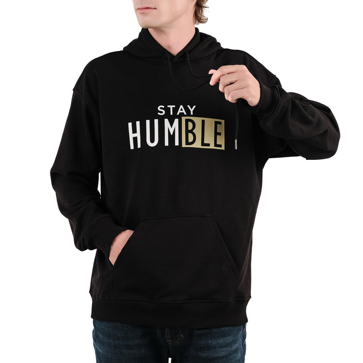 UNISEX BLACK "STAY HUMBLE" HOODIE