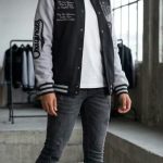 Originals Nakışlı Oversize Kolej Ceket